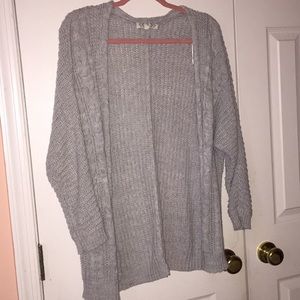 Hood less cardigan